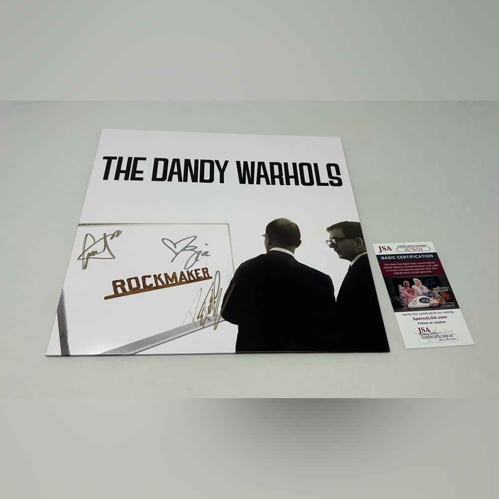 The‎ Dandy Warhols signed Rockmaker Album JSA COA